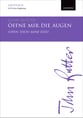 Offne mir die Augen SATB choral sheet music cover